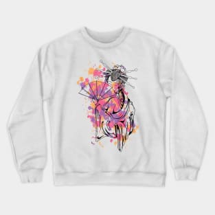 Oriental Girl Crewneck Sweatshirt